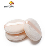 round cosmetic sponge applicator with bag cotton powder puff